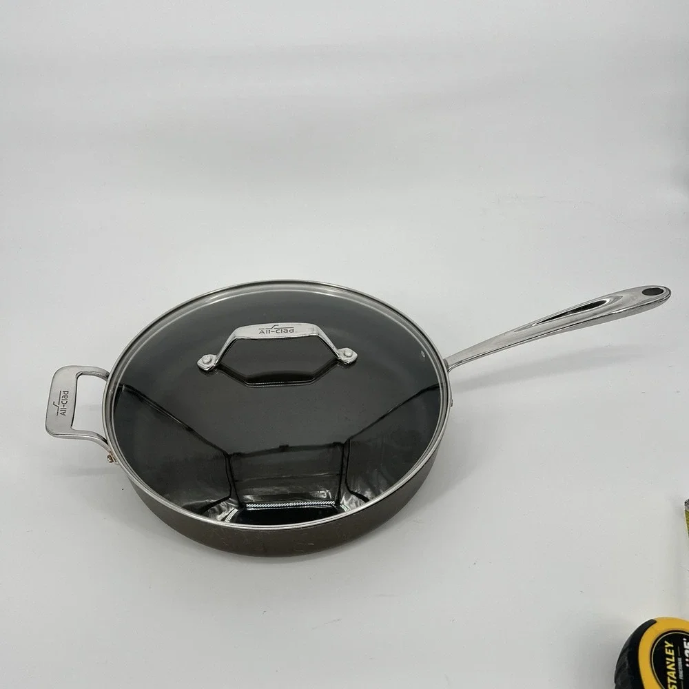 All-Clad 4 QT 3.8 L Hard‎ Anodized Nonstick Saute Pan w/Lid